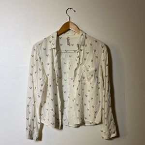 Bershka Panda Collared Shirt